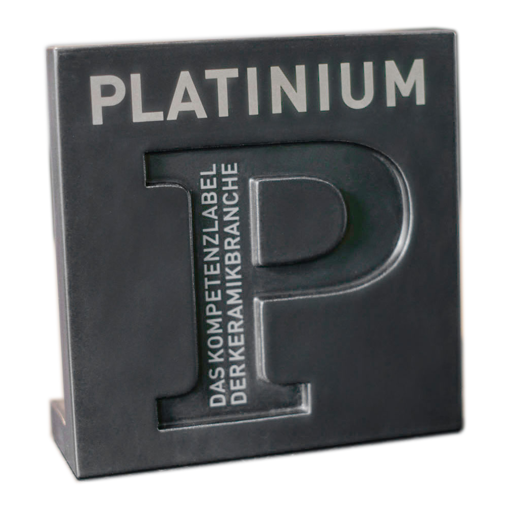 Platinium. Das Kompetenzlabel der Keramikbranche