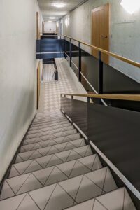 GANTER Basel AG Plattenarbeiten Kaskadentreppe Westfeld Basel